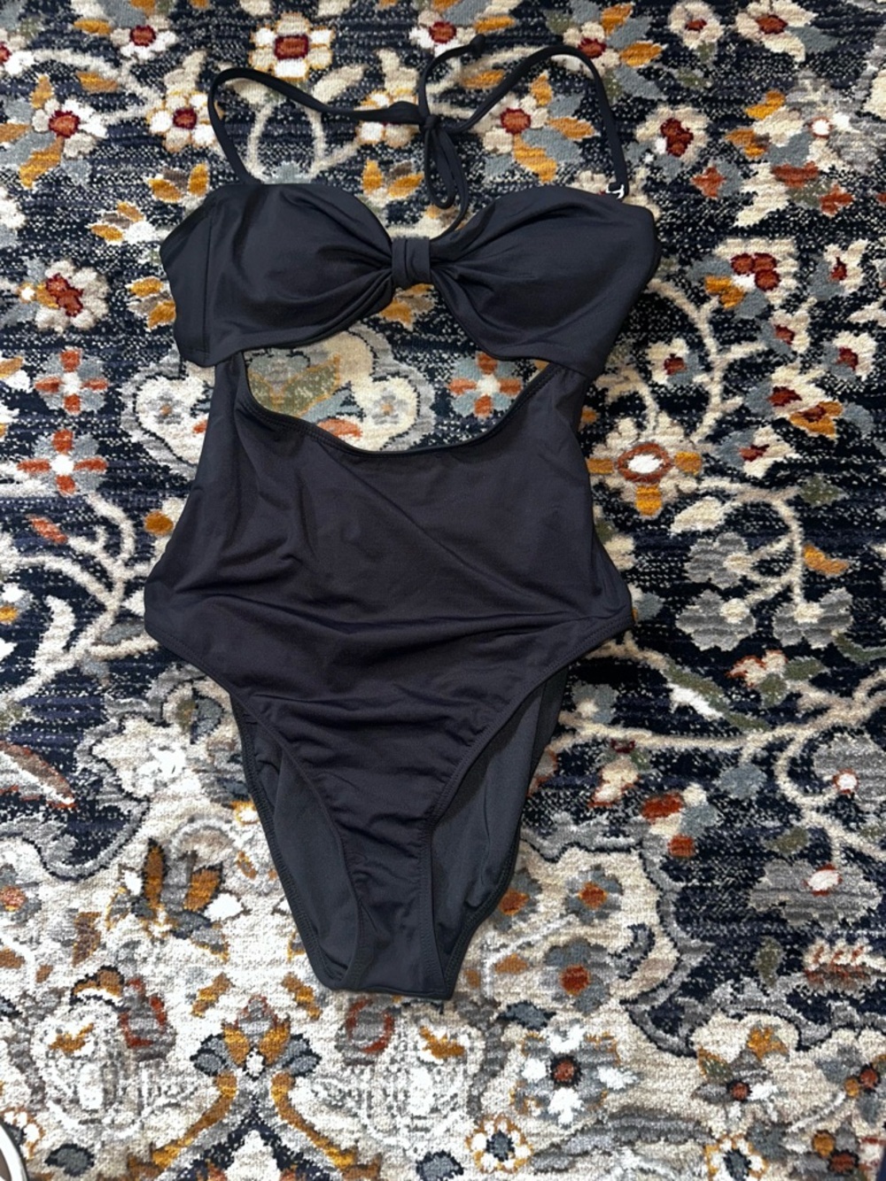 Billabong Black One-Piece Swim Top